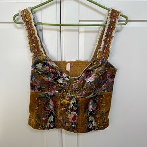 Anthropologie corset top